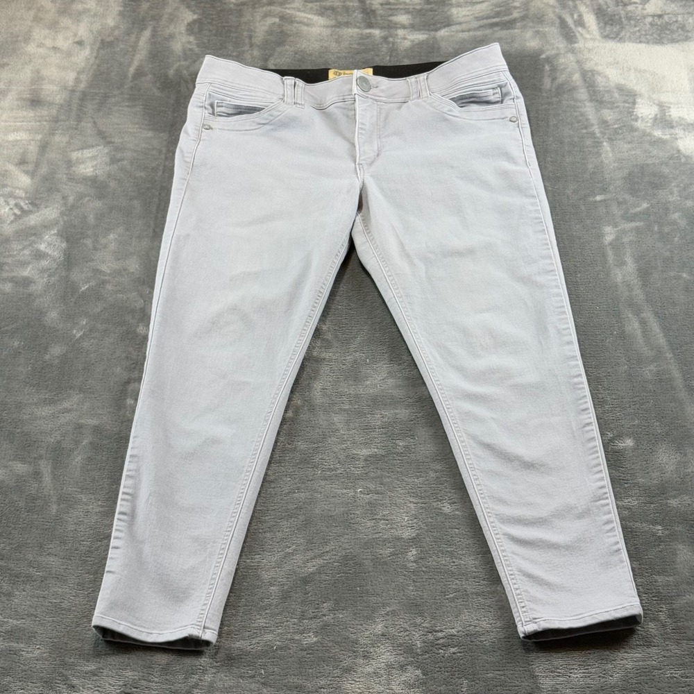 Democracy Ab Solution Skinny Ankle Pants Light Gray Size 12 B1304PEX2XX